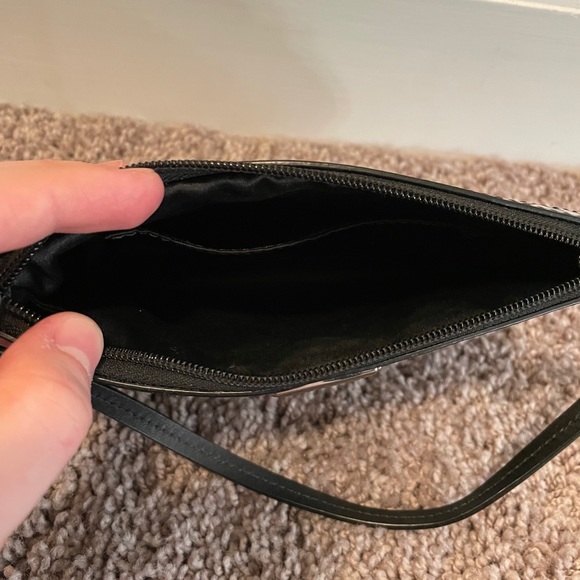 Coach Black Patent Leather Wristlet - Picture 2 of 2